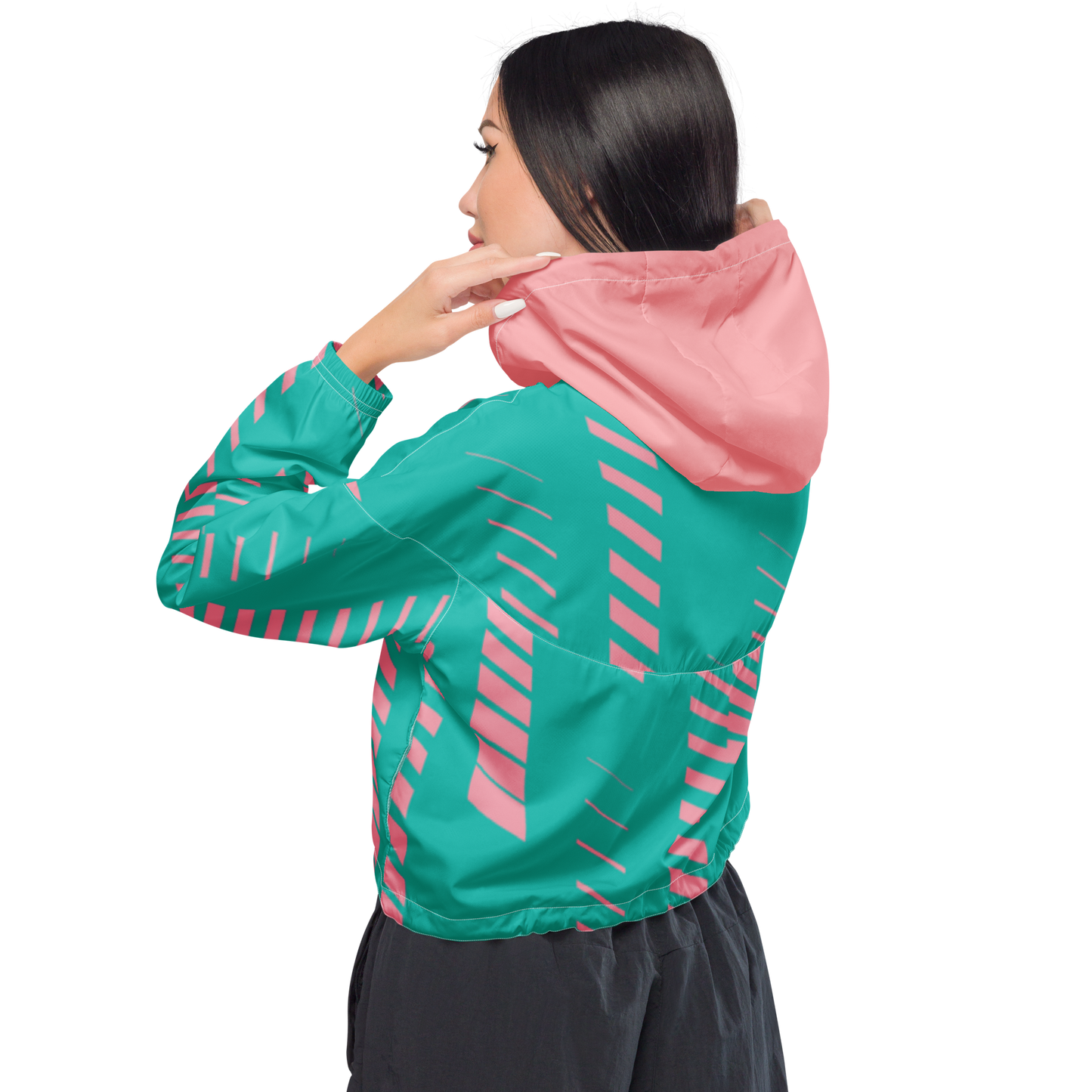 IslandWear Fashion Cropped Windbreaker