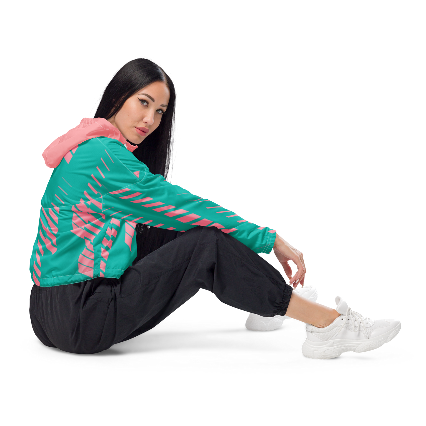 IslandWear Fashion Cropped Windbreaker