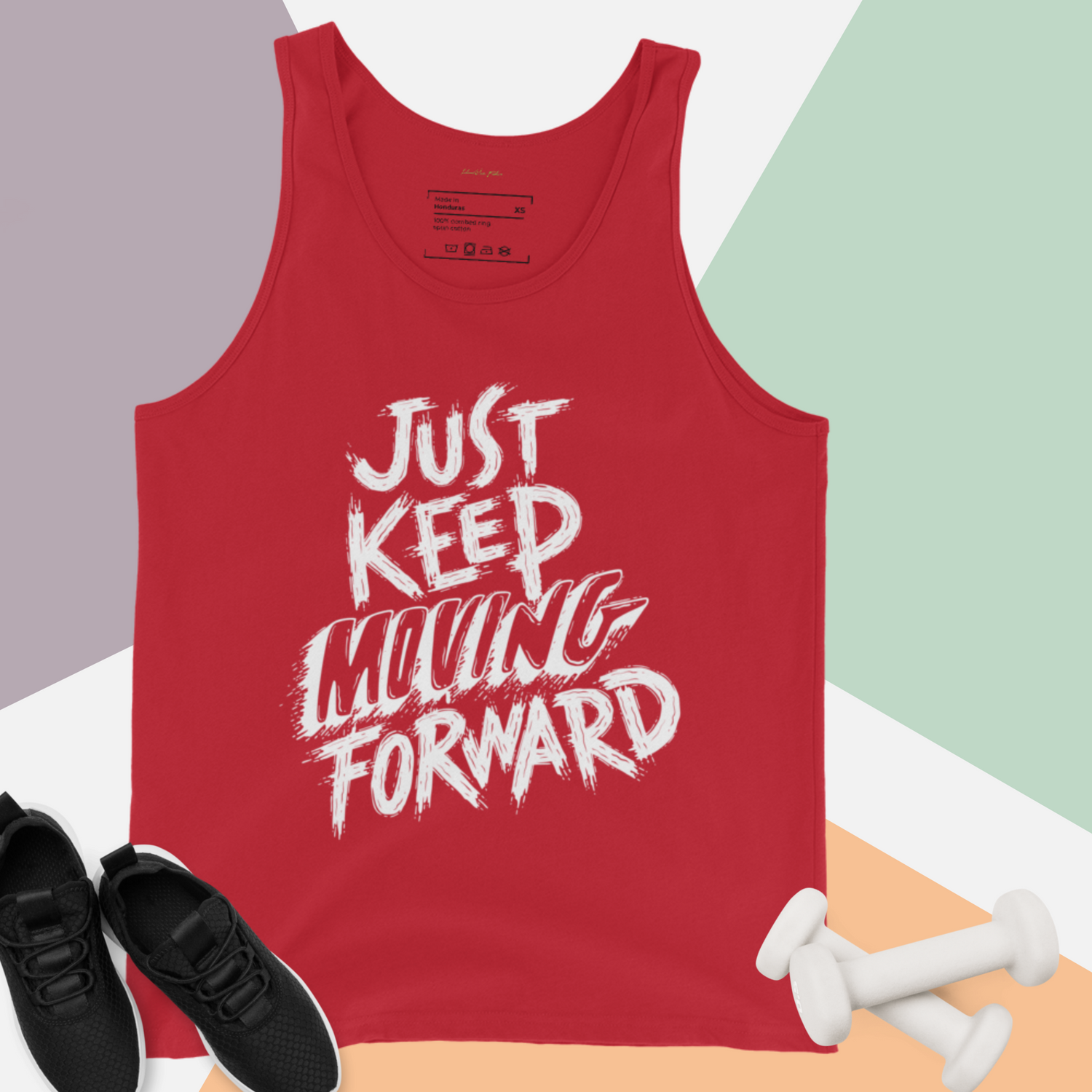 Just Keep Moving Unisex Tank Top