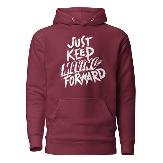 Sudadera unisex con capucha Keep Moving Forward