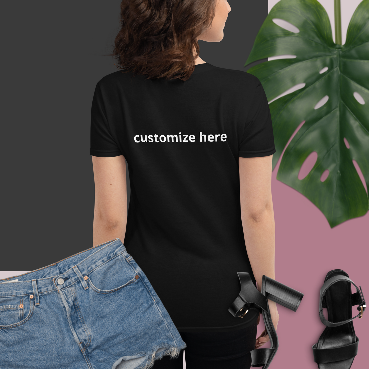 Customizable Short Sleeve T-shirt